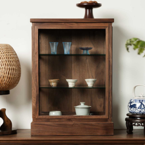 Three-tier cabinet with side doors