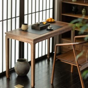 Horseshoe-shaped balcony table